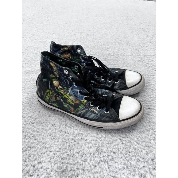 Converse Other - Men's Converse All Stars Chucks Green Arrow DC Comics High Top Sneaker Size 8